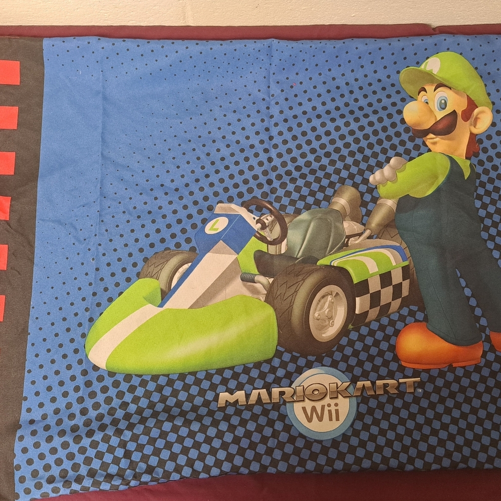 Mariokart Wii Standard Size Pillowcase